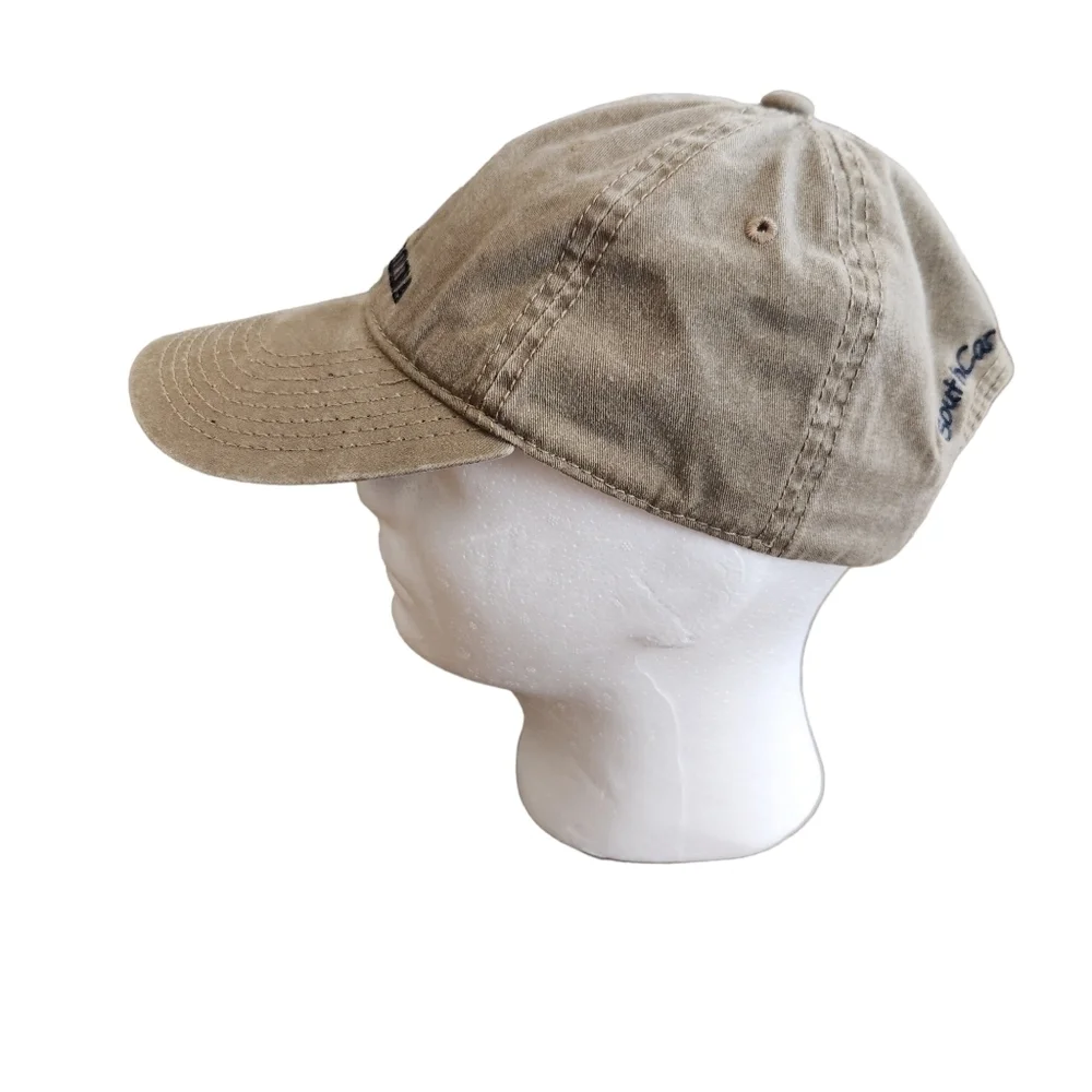 Embroidered olive khaki South Carolina SC Palmetto Crescent Washed Cap Hat